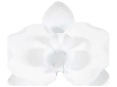 Phillips Collection Orchid Flower White Metal Wall Art PHCTH101829