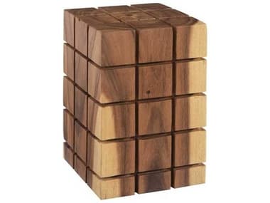 Phillips Collection Sustainable Designs Cubed Natural Brown Accent Stool PHCTH101986