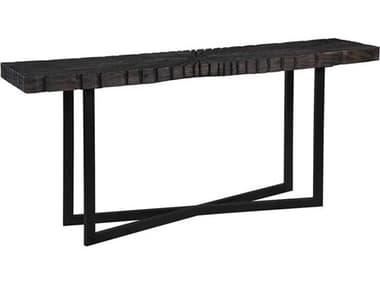 Phillips Collection 72" Rectangular Wood Burnt Black Console Table PHCTH103558