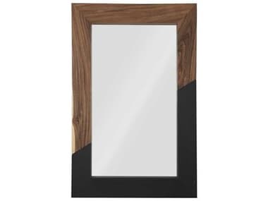 Phillips Collection Natural / Black 39''W x 60''H Floor Mirror PHCTH105234