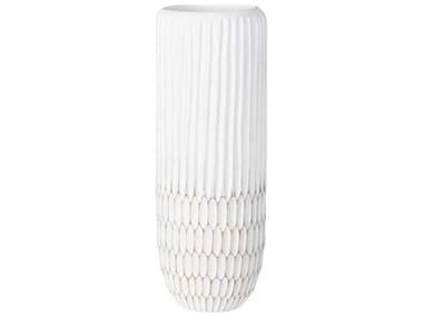 Phillips Collection White 17" High Lacuna Vase PHCTH107096