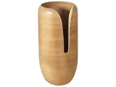 Phillips Collection Natural 12" High Interval Wood Vase PHCTH107159