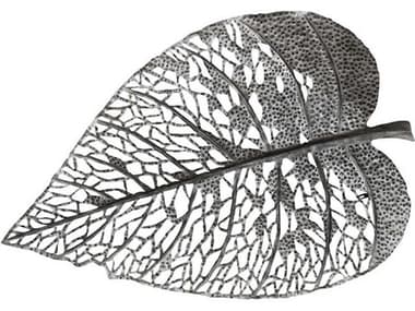 Phillips Collection Silver Matte Lacquer 55" Birch Leaf Metal Wall Art PHCTH108526