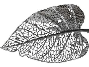 Phillips Collection Silver Matte Lacquer 19" Birch Leaf Metal Wall Art PHCTH108530