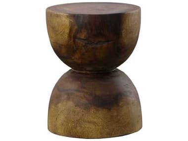 Phillips Collection Sustainable Designs Totem 14" Natural Brown Accent Stool PHCTH109261