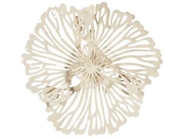 Phillips Collection Ivory Flower Metal Wall Art PHCTH109686