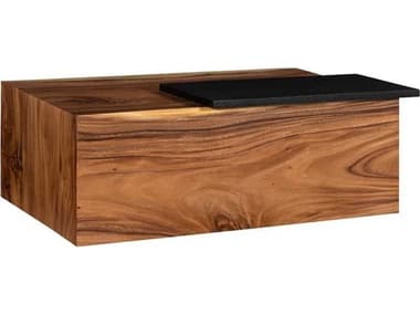 Phillips Collection Plateau 50" Rectangular Metal Natural Black Brown Coffee Table PHCTH115350