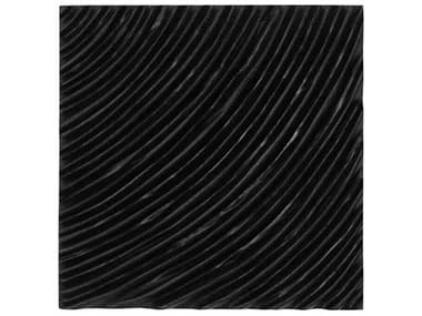 Phillips Collection Black Curve Carved Wall Tile PHCTH115353