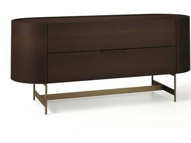 Pianca Dedalo 67" Wide 3-Drawers Brown Oak Wood Dresser PIA14010000023300