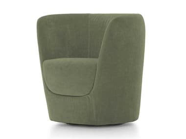Pianca Opla Swivel 27" Green Fabric Accent Chair PIA20010000009500