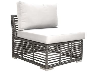 Panama Jack Graphite Wicker Cushion Lounge Chair PJPJO1601GRYA