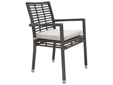 Panama Jack Graphite Wicker Cushion Dining Chair PJPJO1601GRYAC