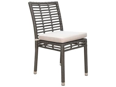 Panama Jack Graphite Wicker Cushion Dining Chair PJPJO1601GRYSC