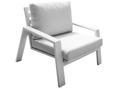 Panama Jack Outdoor Mykonos Cushion Aluminum Lounge Chair PJPJO2401WHTLC