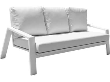 Panama Jack Mykonos Aluminum Cushion Sofa PJPJO2401WHTS