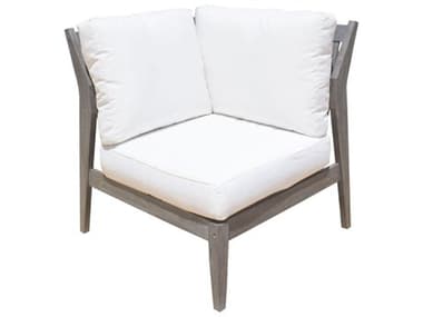 Panama Jack Outdoor Poolside Aluminum Cushion Corner Lounge Chair PJPJO2701GRYC