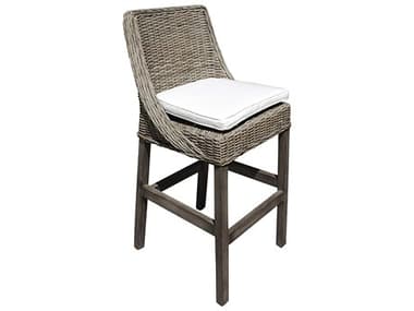 Panama Jack Sunroom Exuma Wicker Cushion Barstool PJPJS3001KBUBS