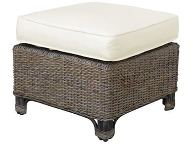 Panama Jack Exuma Wicker Ottoman PJPJS3001KBUOT