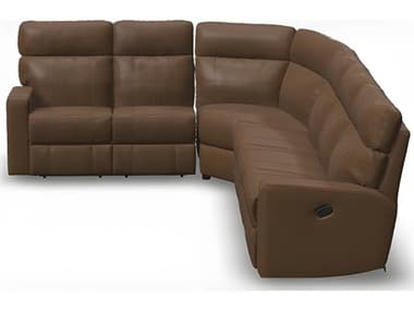 Palliser Oakwood Leather Sectional Sofa PL4104965096064