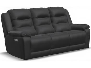 Palliser Leighton Leather Sofa Power Recliner with Headrest & Lumbar PL41063L6