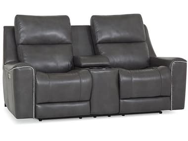 Palliser Hastings Leather Console Loveseat Power Recliner with Cupholder with Power Headrest PL4106868