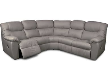 Palliser Regent Reclining 101" Wide Leather Upholstered Sectional Sofa PL41094MO2