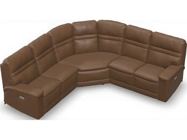 Palliser Leo Leather Sectional Sofa PL4118567109X1066