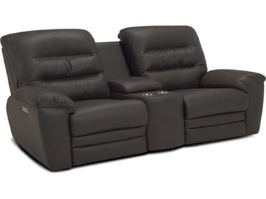 Palliser Keiran Leather Console Loveseat Power Recliner with Cupholder with Power Headrest PL4150068