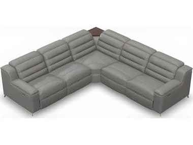 Palliser Lotus Leather Upholstered Sectional Sofa PL440125W1W1LS24W