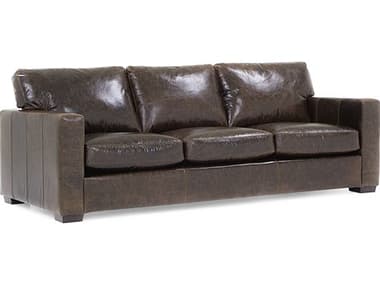 Palliser Colebrook 94" Espresso Leather Upholstered Sofa PL7726701