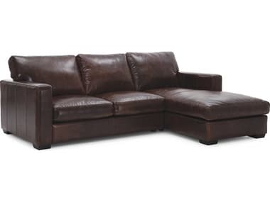 Palliser Colebrook 96" Wide Leather Upholstered Sectional Sofa PL772670715