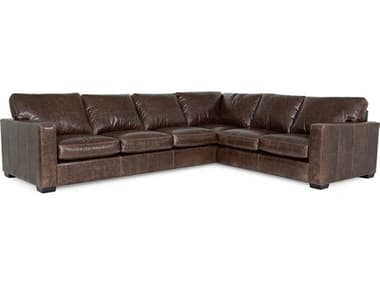 Palliser Colebrook 129" Wide Leather Upholstered Sectional Sofa PL772671240