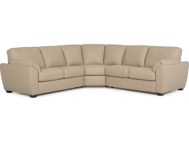 Palliser Lanza 103&quot; Wide Leather Upholstered Sectional Sofa PL77347070908