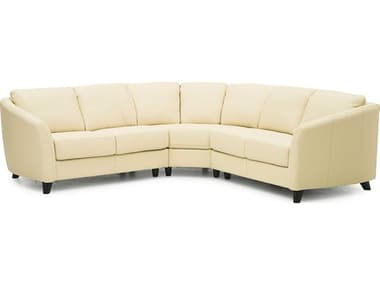 Palliser Alula 99&quot; Wide Leather Upholstered Sectional Sofa PL77427070908