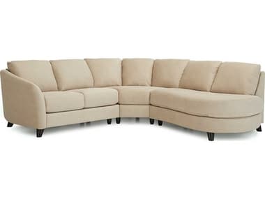 Palliser Alula 101" Wide Leather Upholstered Sectional Sofa PL77427070919