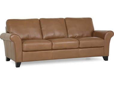 Palliser Rosebank 95" Espresso Leather Upholstered Sofa PL7742901