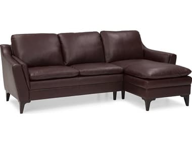 Palliser Balmoral 94" Wide Leather Upholstered Sectional Sofa PL774880715