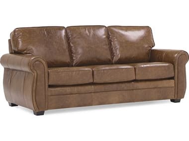 Palliser Viceroy 84" Espresso Leather Upholstered Sofa PL7749201