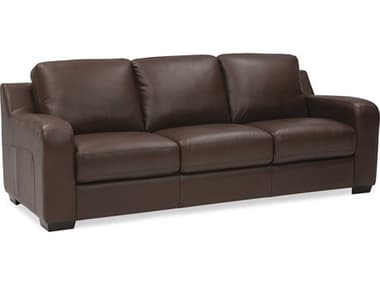 Palliser Flex 86" Espresso Leather Upholstered Sofa PL7750301