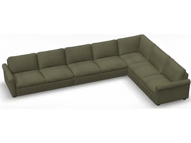 Palliser Madison Roll Arm Leather Sectional Sofa PL77679929W93