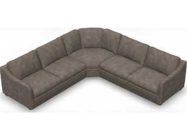 Palliser Madison Modern English Arm Leather Upholstered Sectional Sofa PL776819215