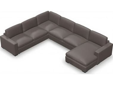 Palliser Ensemble Track Arm Leather Upholstered Sectional Sofa PL77909B49015