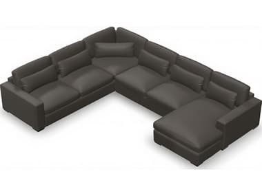 Palliser Ensemble Max Track Arm Leather Upholstered Sectional Sofa PL77914B49015