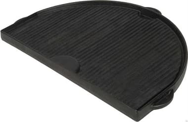 Primo Cast Iron Griddle for Oval XL 400 | Flat and Grooved Sides PMPG00360