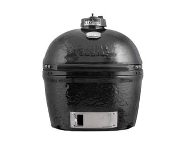 Primo Ceramic Oval Junior Charcoal Grill Smoker with Stainless Steel Grates PMPGCJRH
