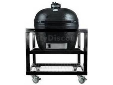 Primo Oval Junior Charcoal Grill with Stainless Steel Cart PMPGCJRHPG00318