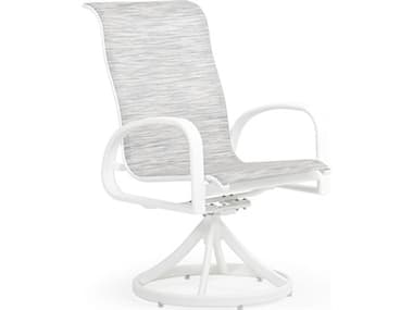 Watermark Living Sandoval Aluminum Sling Swivel Rocker Outdoor Patio Dining Arm Chair PS031831SL