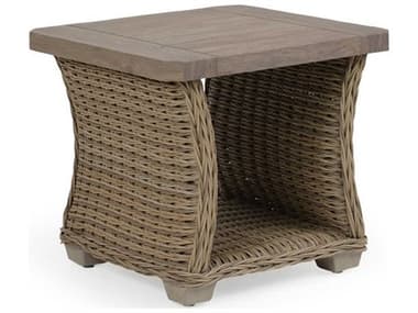 Watermark Living Riverside Wicker 23'' Wide Square End Table PS4320