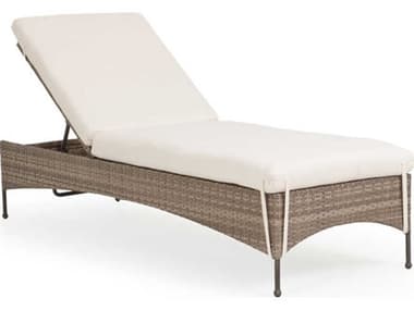 Watermark Living Quick Ship Augusta Wicker Adjustable Chaise Lounge PS621809QS