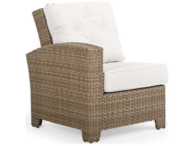 Watermark Living Seaside Wicker Left Arm Facing Reclining  Lounge Chair PS6392L